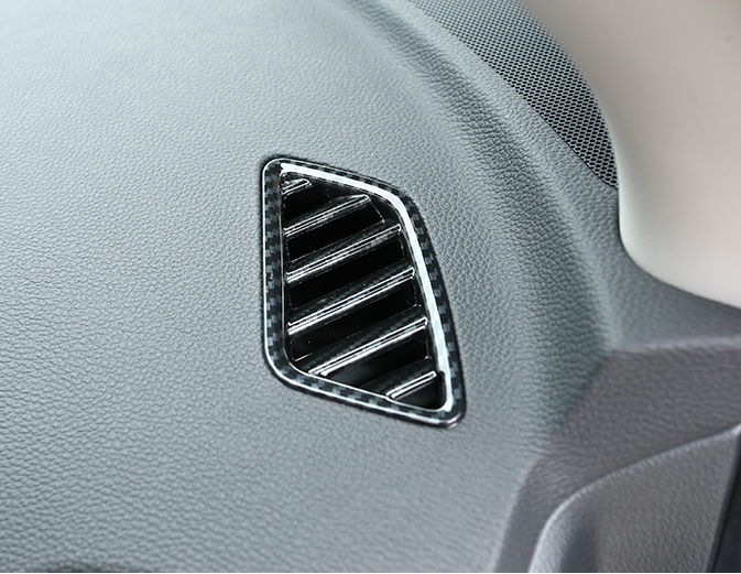 For Eclipse Cross 2018-2022 Dashboard Upper Air Vent Cover Trim Carbon Fiber ABS