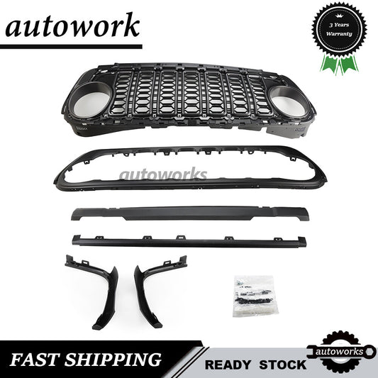 for Jeep for Wrangler JL Upgrade to 2024 JL 2018-2023 NEW Front Grill Bumper Grille