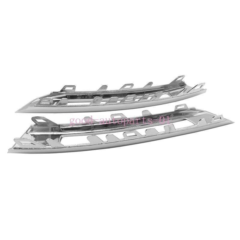 One pair of front left + right fog light cover trims for Mercedes-Benz X166 GL350/450/550