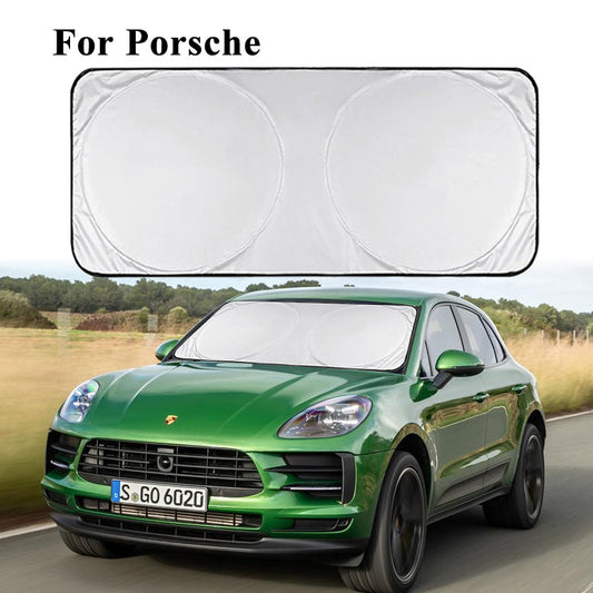 for Porsche for Cayenne for 911 Auto Windshield Sunshade Cover UV Block Sun Shield Cover
