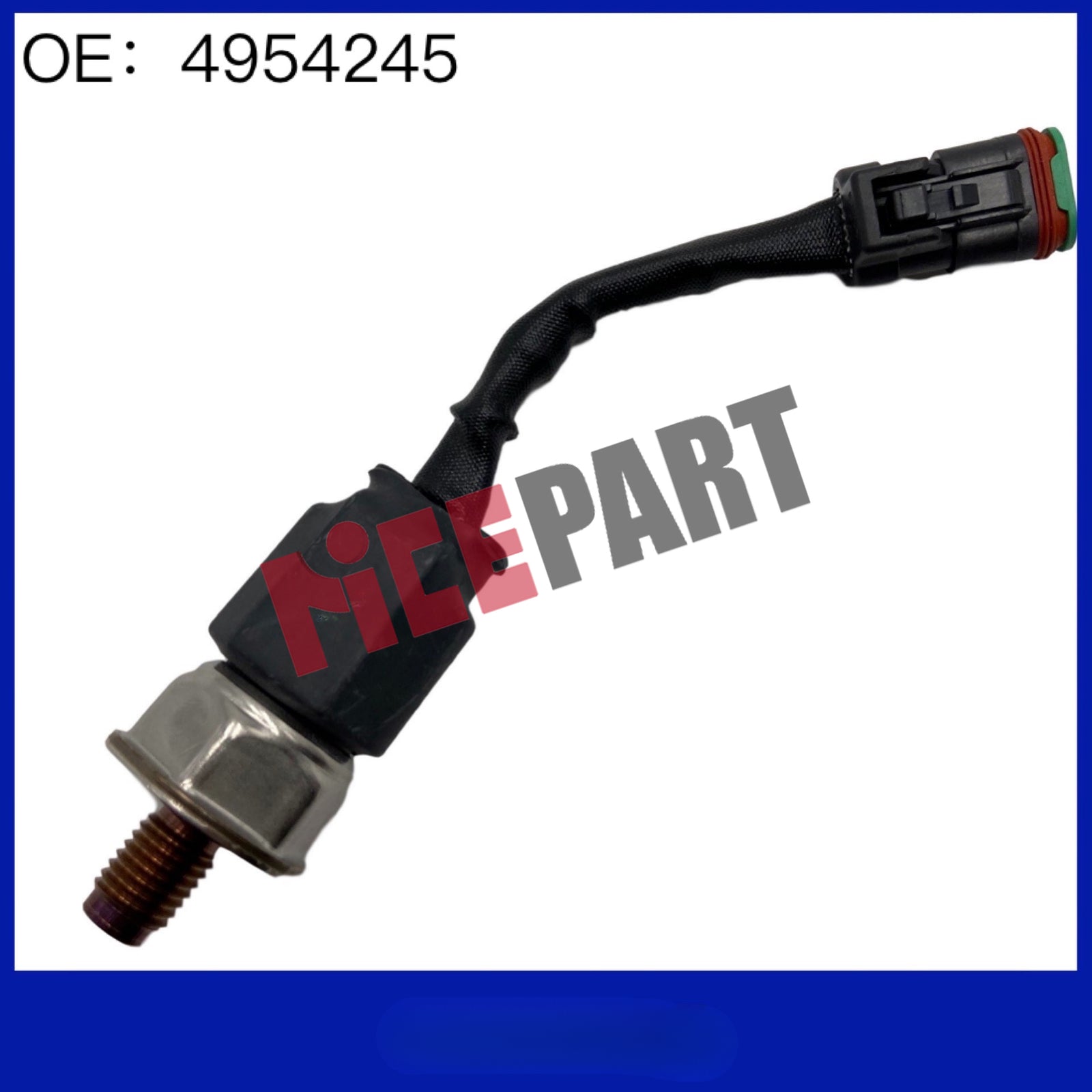 4954245 Diesel Fuel Rail Pressure Sensor Compatible ISC ISL 6.7L 8.9L