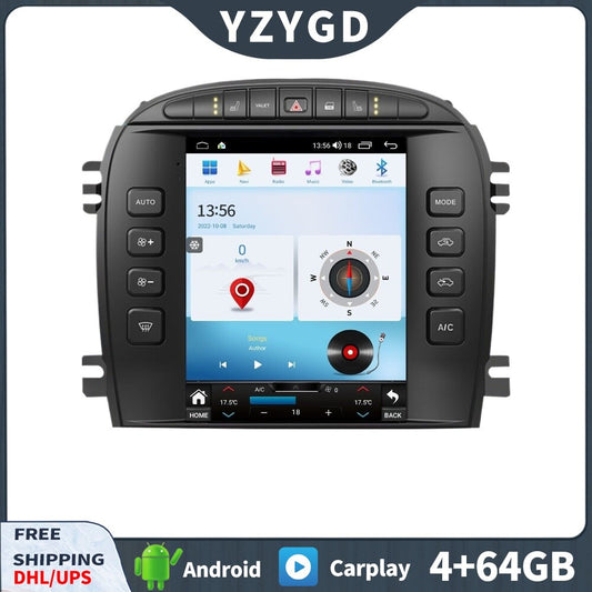for Jaguar S-TYPE 2004 2005 Stereo Android Car Radio CarPlay Screen Receiver 64G