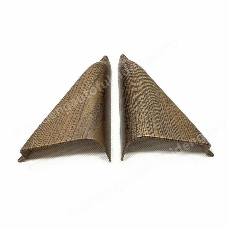 for Nissan Patrol Y62 2017-2019 Wood Grain Window Pillar A Triangle Decor Trim