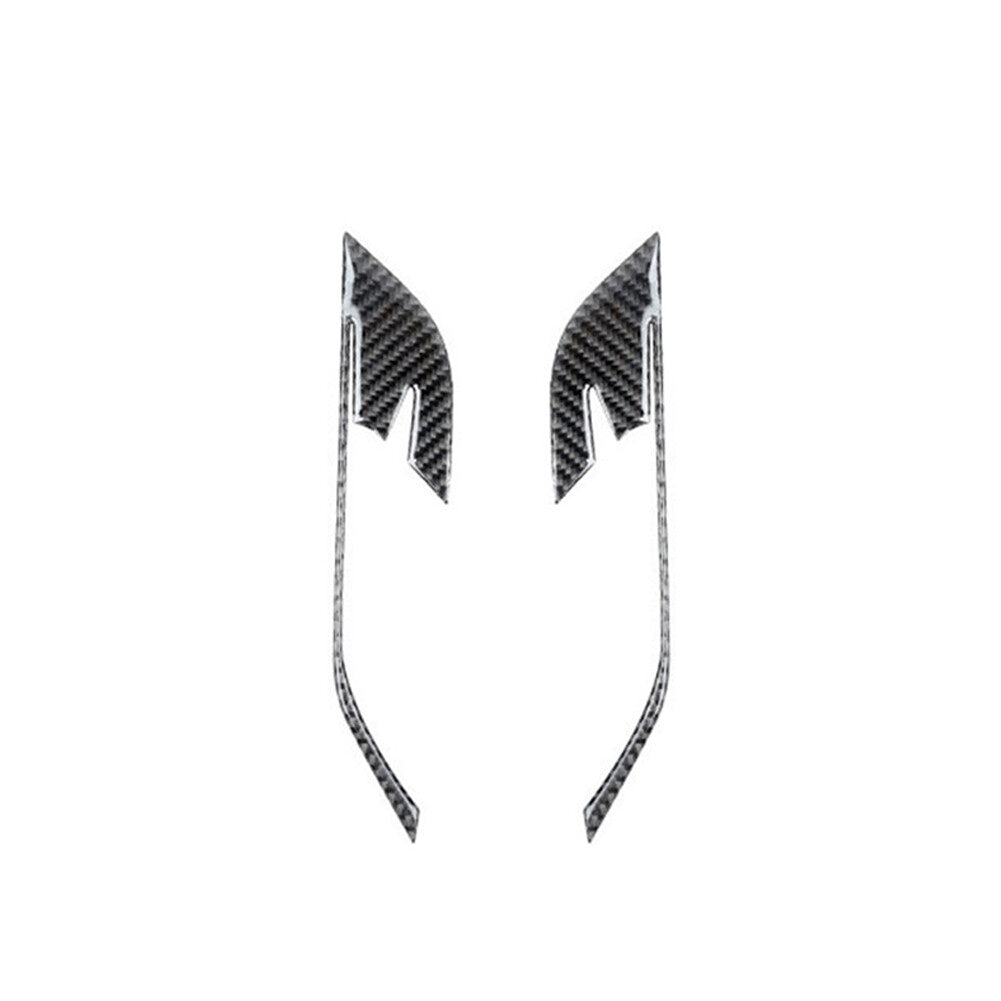 3Pcs Carbon Fiber Interior Rear Door Handle Cover Trim for BMW X1 F48 2016-2018