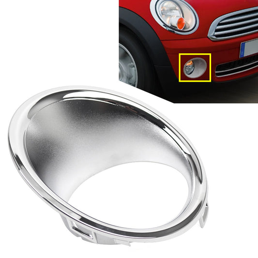 Front Fog Light Lamp Chrome Ring Cover for Mini Cooper R55 R56 R57 2007-2011