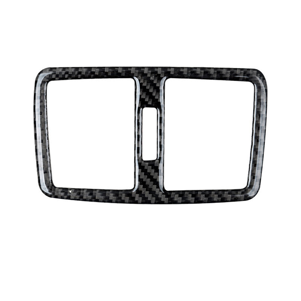 Carbon fiber vent outlet rear trim for BMW X1 F48 2016-2018