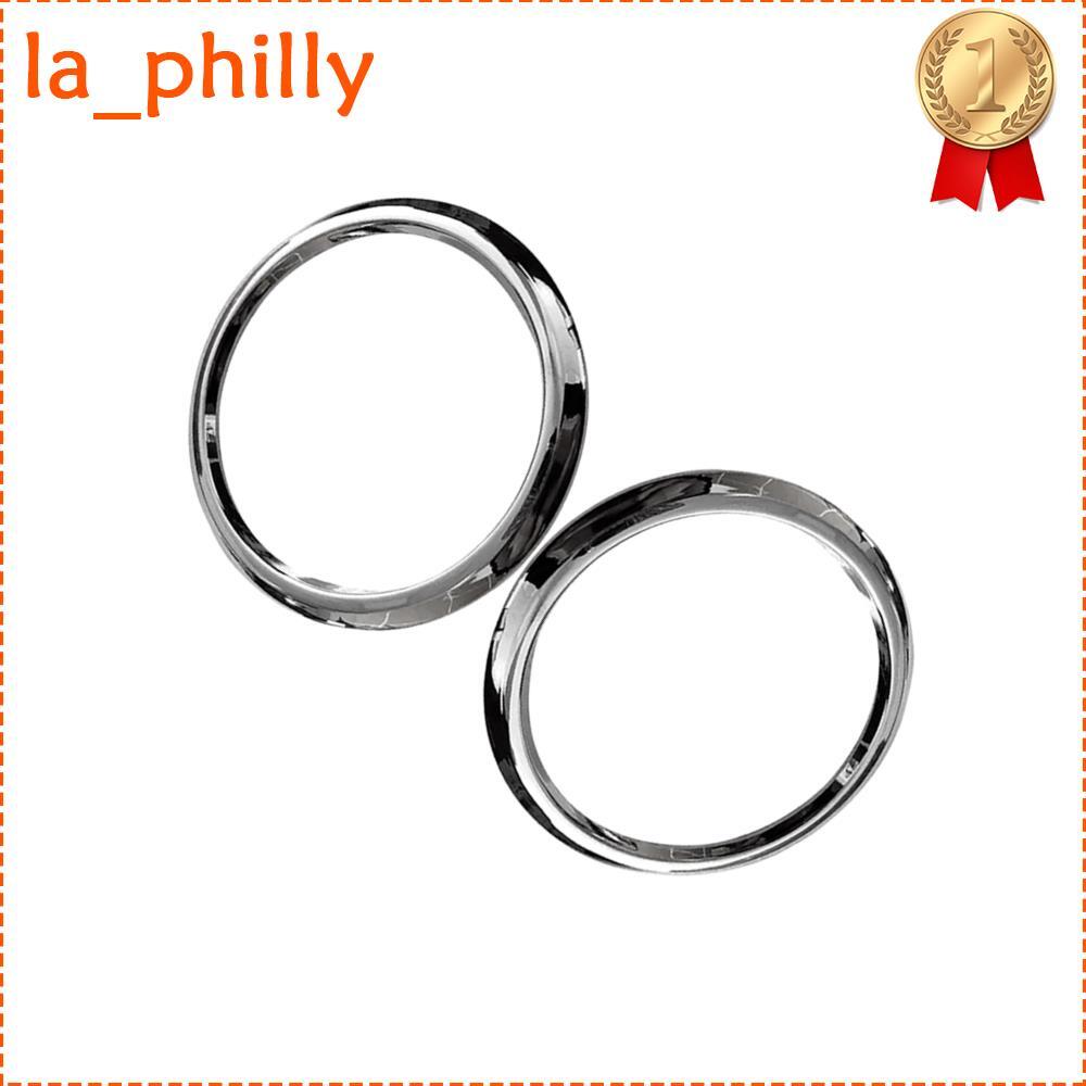 2Pcs Front Fog Light Lamp Ring Chrome Frame 670065940 Fit For 2018-2020 Levante