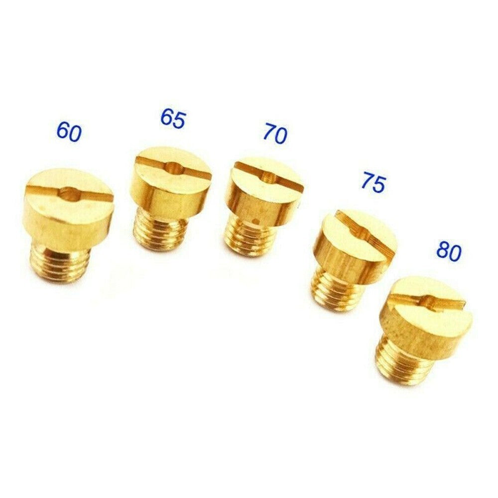 5mm Carburetor Jets 60 65 70 75 80 For Racing Carb 50 60 80cc Motorized