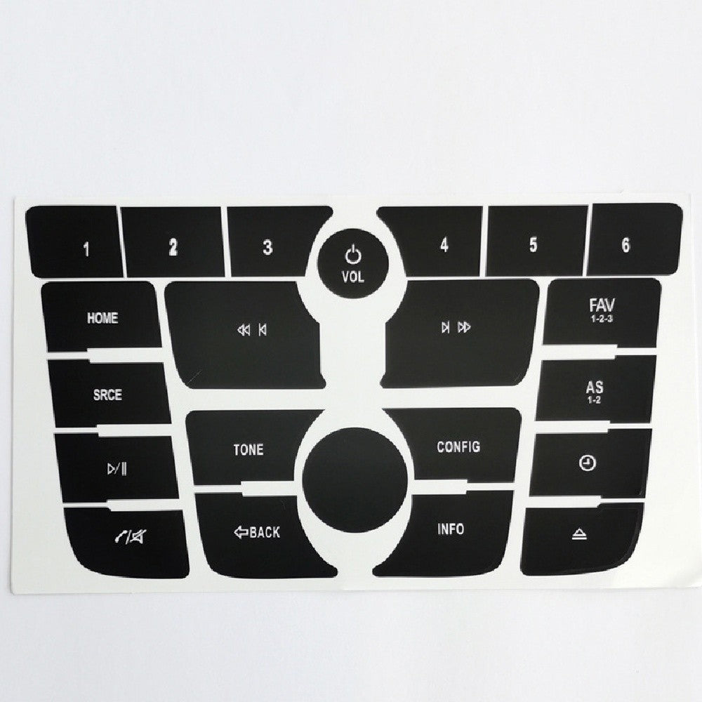 Radio Button Repair Decal Sticker Set for Buick Verano 2012-2015