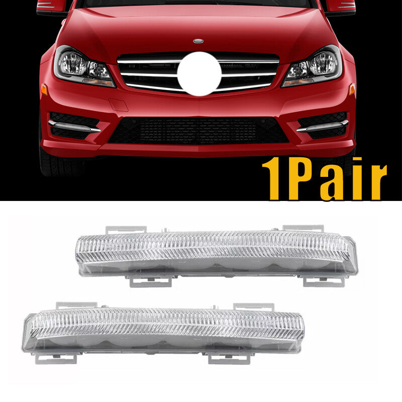 ?? Pair DRL daylight Driving lights for Mercedes-Benz E350 C350 C250 W204 ??