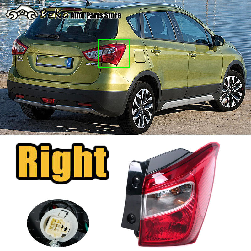 1 piece of for Suzuki S-Cross 2014-15 SX4 2016 right rear bumper brake light with bulb