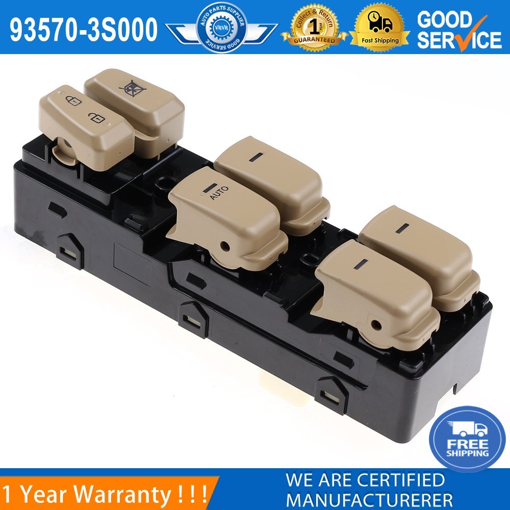 Main power window switch for Hyundai Sonata 2011-2015 (LH 93570-3S000-)