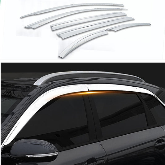 for Kia Sorento 2016-2020 ABS Chrome Window Visor Vent Shades Sun Rain Guard 6Pc
