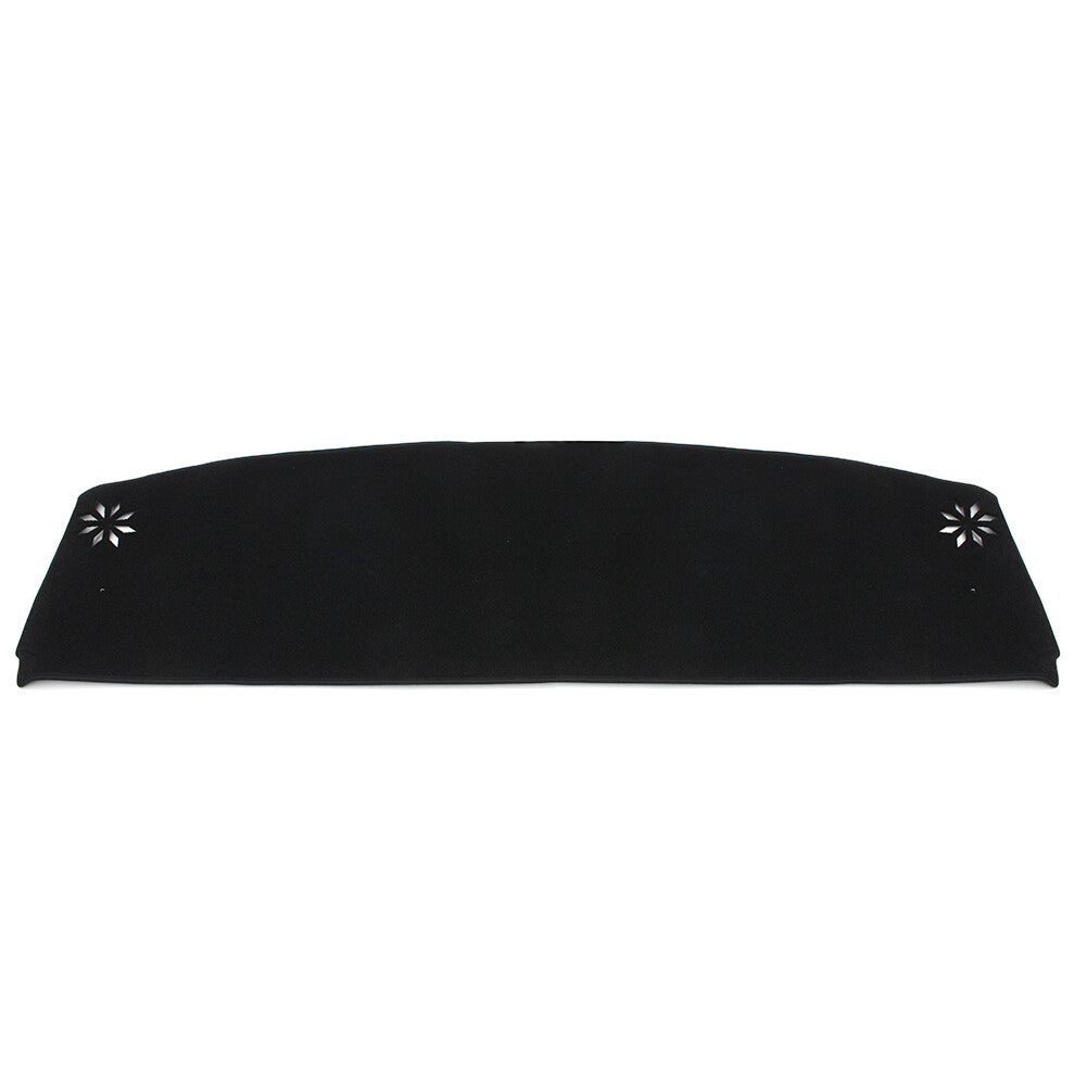 Dashboard Cover Instrument Panel Pad Polyester for Tesla Model 3 17-19 Black