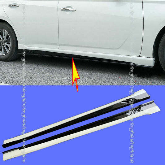 for Nissan Teana Altima 2019-2022 Unpainted ABS Side Skirt Extension Body Kit 2x