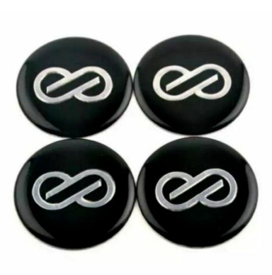 4x68mm Weds Sport Black Chrome Side Covers, Decal Badges, Wheel Center Covers, Hub Covers