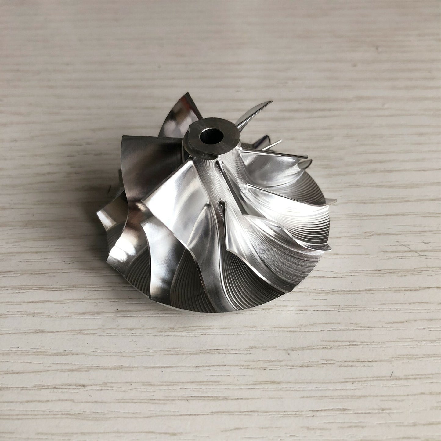 GT15-25 41.54/55.98 mm 6+6 Blade High-Performance Turbine Billet Compressor Wheel