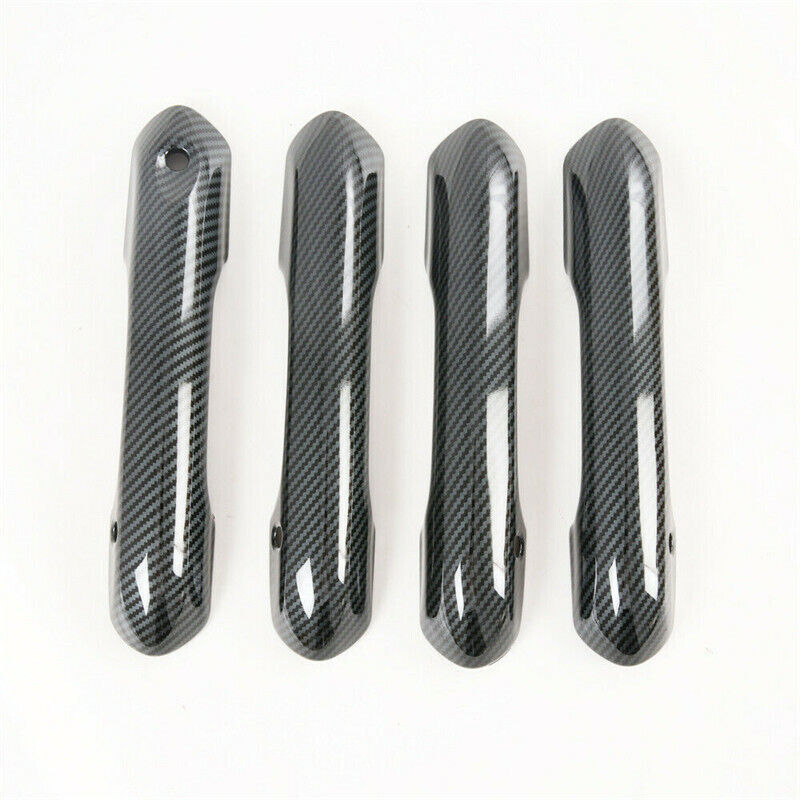 Carbon Fiber 4X Exterior Door Handle Cover Trim  for ford  Explorer 2020 2021 2022