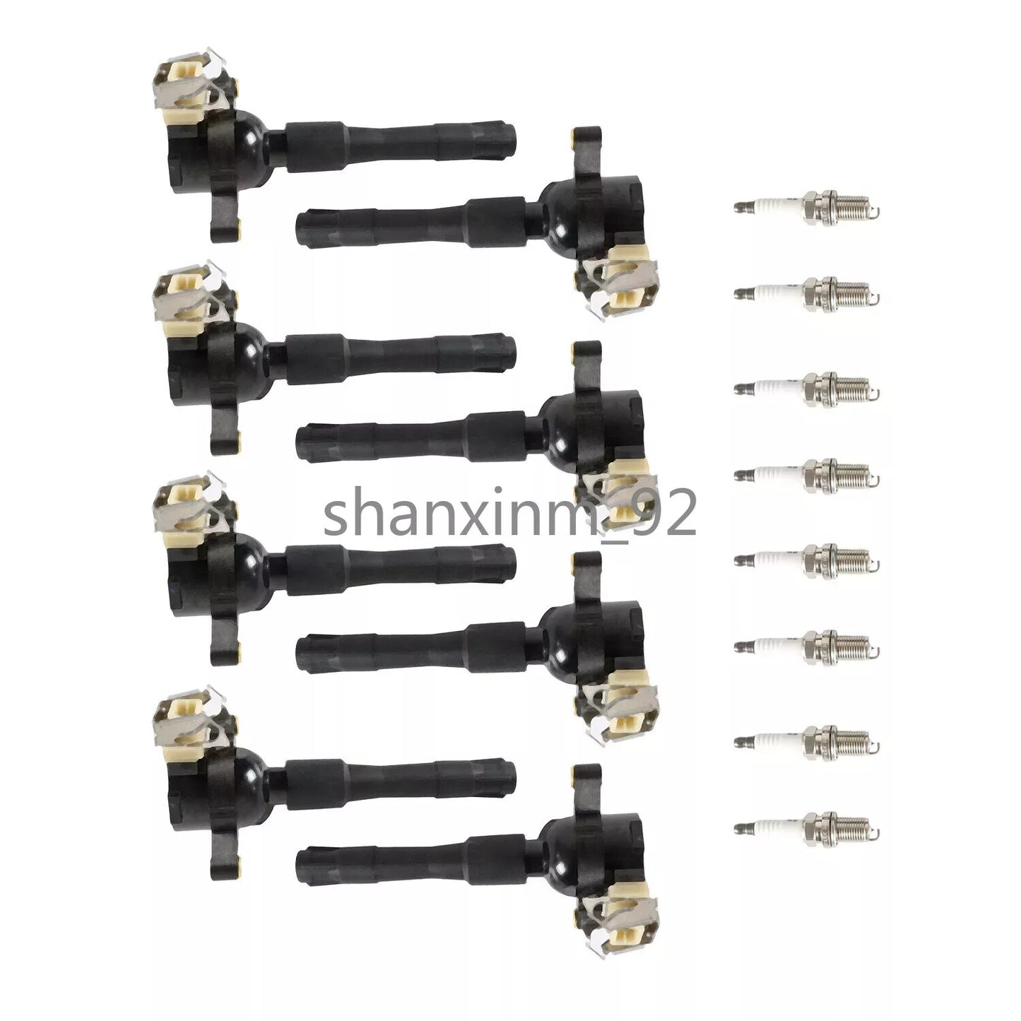 Set of 8 Ignition Coil  Platinum Spark Plug for 1996-2002 for BMW 328i UF354