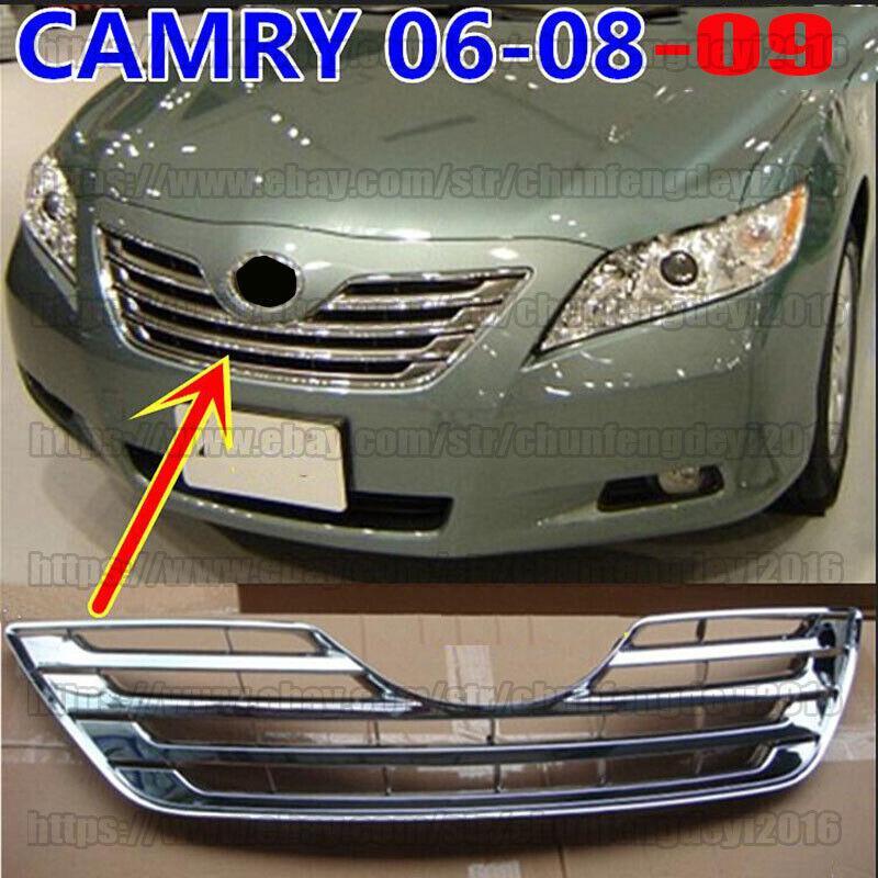 for Toyota for Camry 2007 2008 2009 ACV40 ABS Chrome Front Grilles Grill