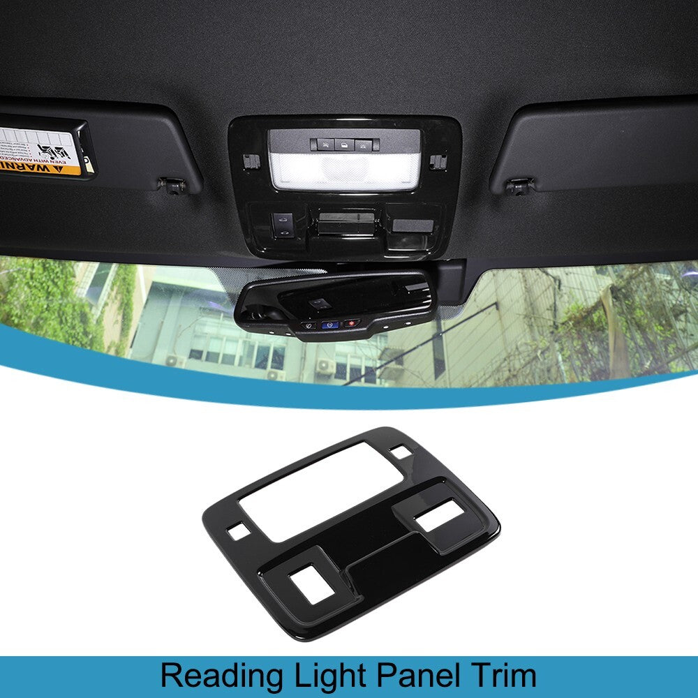 Black Roof Reading Light Lamp Panel Cover Trim for Chevrolet Camaro 2010-2015
