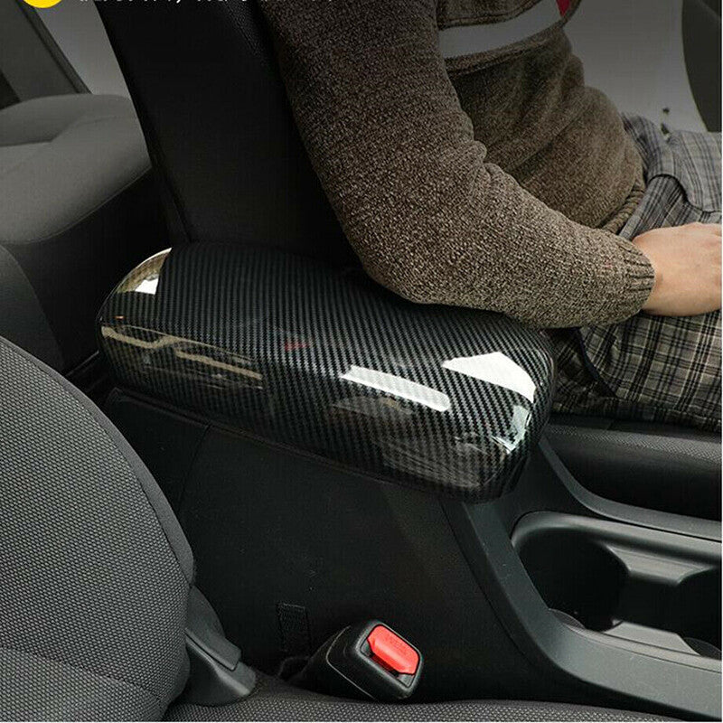 for Toyota for Corolla 2019-22 Carbon fiber Console Pad Cover Armrest Top Mat Liner