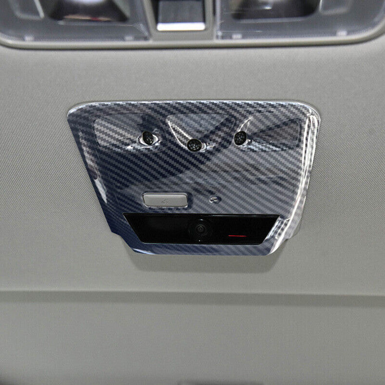 for Kia Carnival 2022-2023 Carbon Fiber second row Reading Lamp Frame Cover Trim