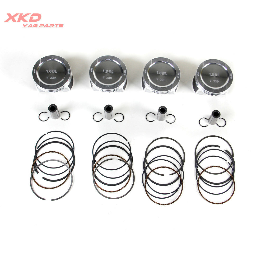 1.6-liter piston rings, connecting rods, and bearing housings suitable for Volkswagen for Golf AVU BFQ BSF