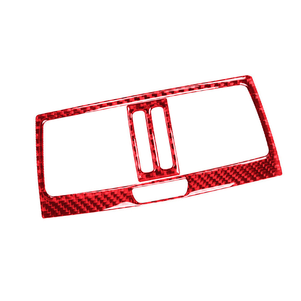 Red carbon fiber rear vent outlet for BMW X5 E70 X6 E71 2008-13 type C