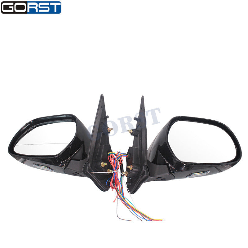 Electric reflector rearview mirror with external LED light for Toyota Hiace cars