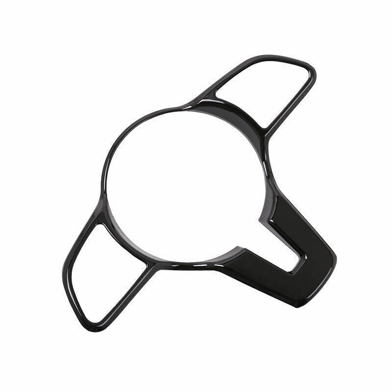 for Benz GLE GLS 2020-2022 Bright Inner Black Steering Wheel Frame Cover Trim 1P