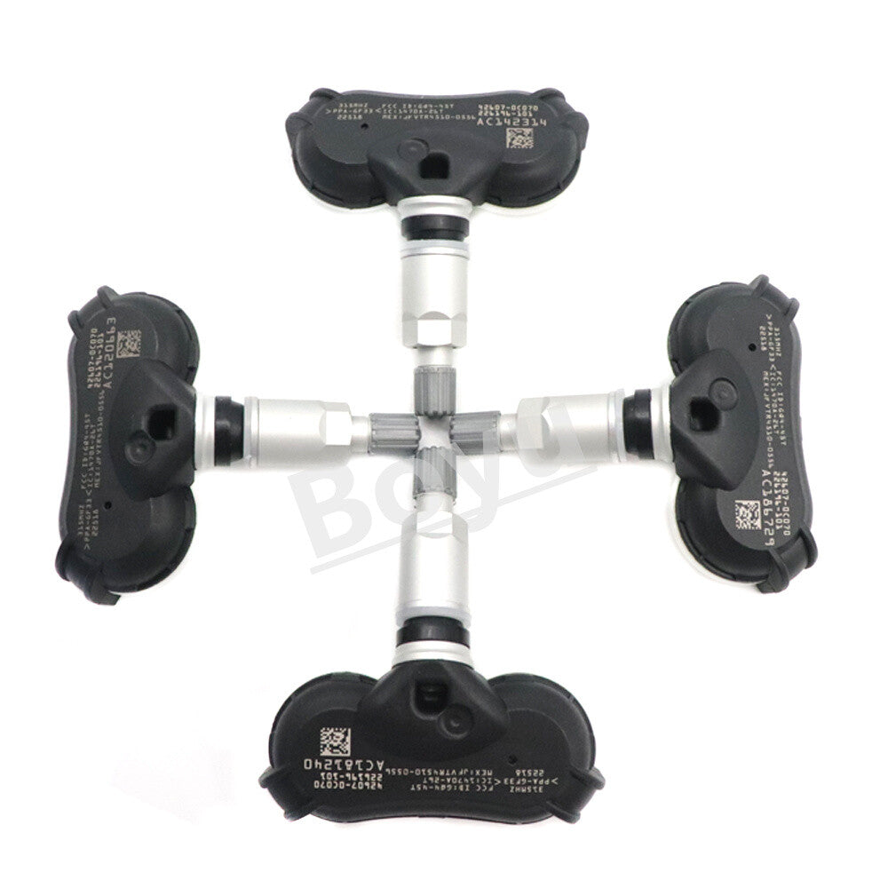 4x New TPMS Tire Pressure Monitor Sensor 42607-0C070 for Toyota for Sienna Tundra
