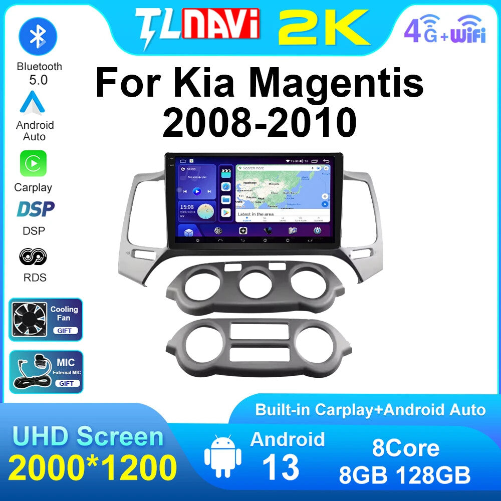 Car Radio for Kia Magentis 2008-2010 Carplay GPS Multimedia Player Auto Screen