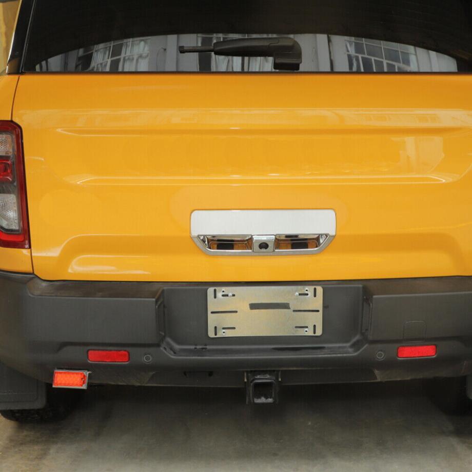 Suitable for 2021-2024 for Ford for Mustang Sport ABS Chrome Exterior Tailgate Door Handle Cover Trim
