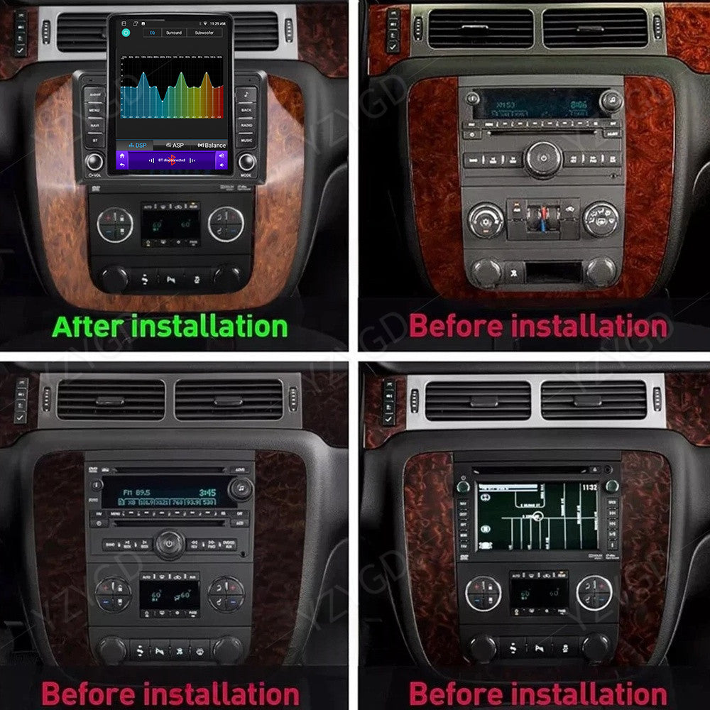 Android Carplay Car Stereo Radio GPS for Chevrolet Suburban 2007-2014 Screen BT