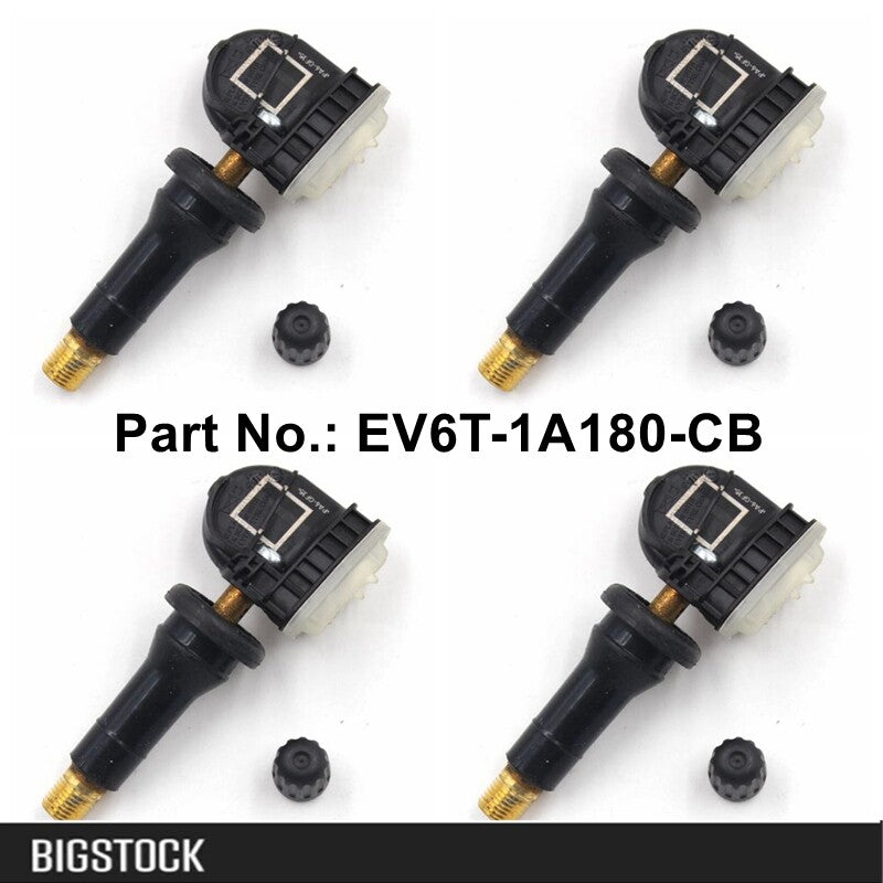 4PCS Tire Pressure Sensor EV6T-1A180-CB TPMS 433MHZ Fit for Ford EV6T-1A150-CB