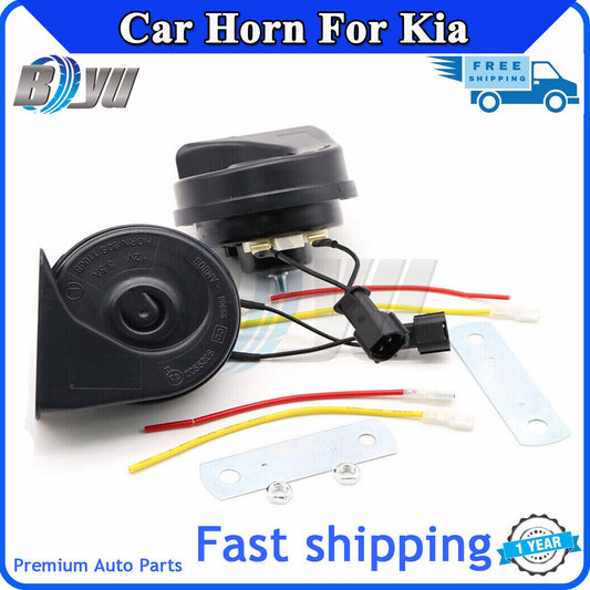 Dustproof, loud car horn, 12V, 110db, Teflon coating technology suitable for Kia waterproofing.