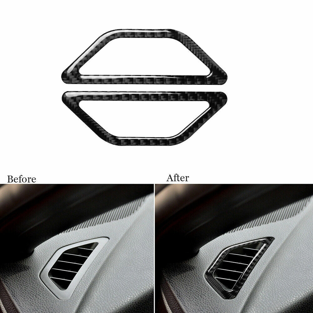 Carbon Fiber Car Dashboard Air Vent Outlet Trim for Subaru BRZ for Toyota 86 2013-20