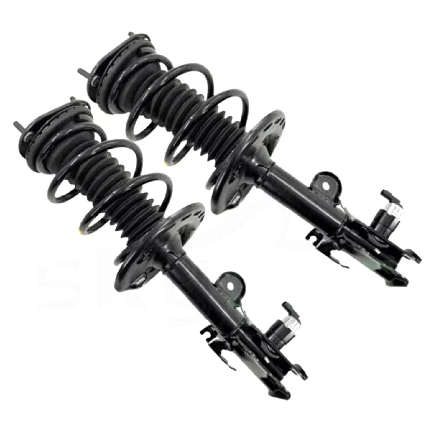 Two front ABC hydraulic shock absorber struts suitable for Mercedes W222 S550 560 600 S63 S65 AMG