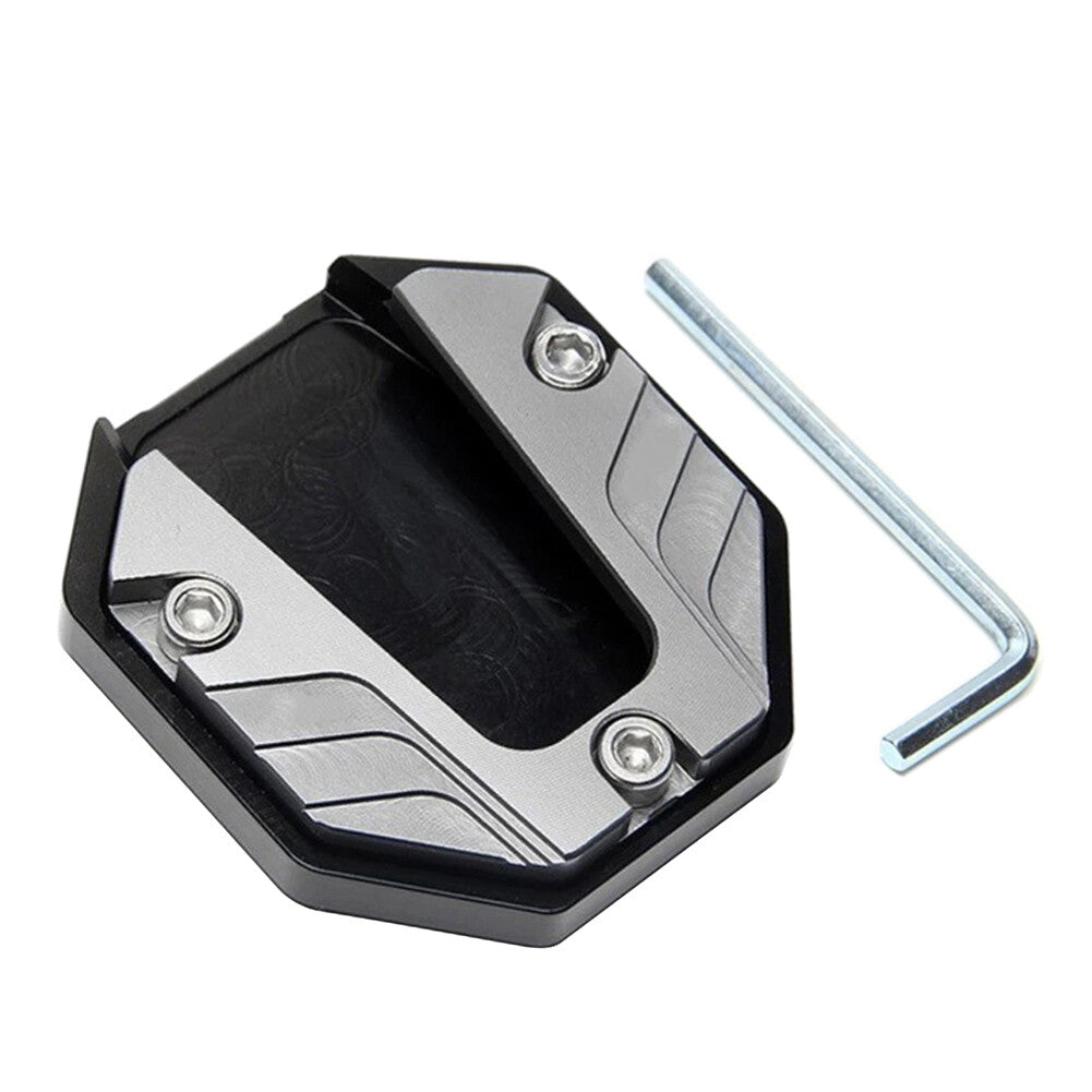 Motorcycle Kickstand Extender Foot Side Stand Extension Pad Support Plate