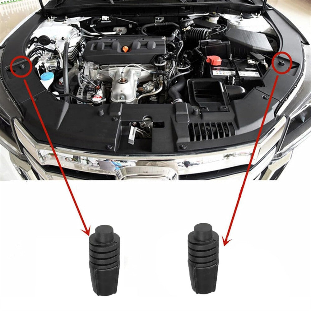 2PCS Car Hood Rubber Bumper Hood Bumper Cushion Stoppers for Honda for Civic for Accord