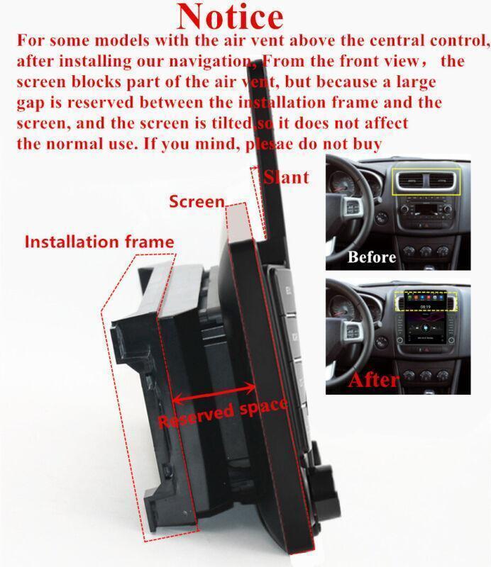 2009-2011 for Dodge for Ram BT-Stereo Radio NAVI Build-In Car Play 9.5 Android 10.1