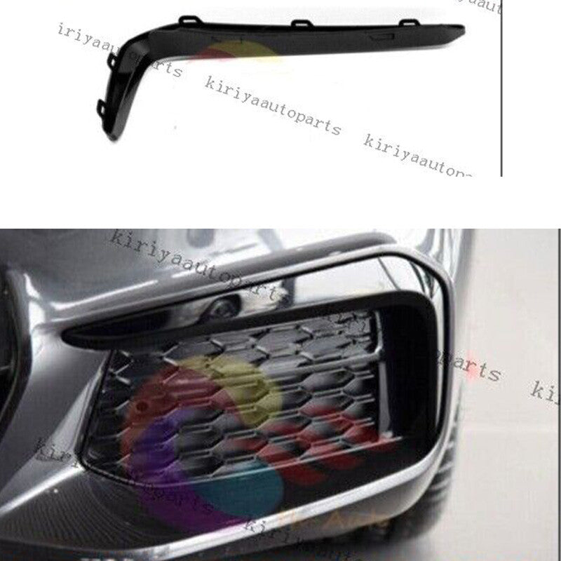 Glossy Black Front Left Bumper Grille Trim Strip for BMW G30 G31 5-Series 17-20