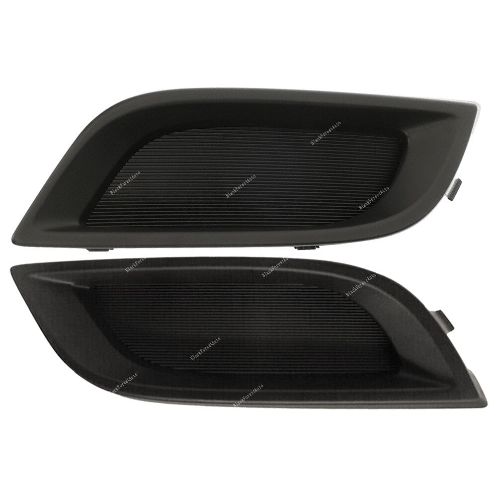 For 2010 - 2011 for Mazda 3 Unpainted Front LHRH Bumper Fog Light Lamp Bezel Cover