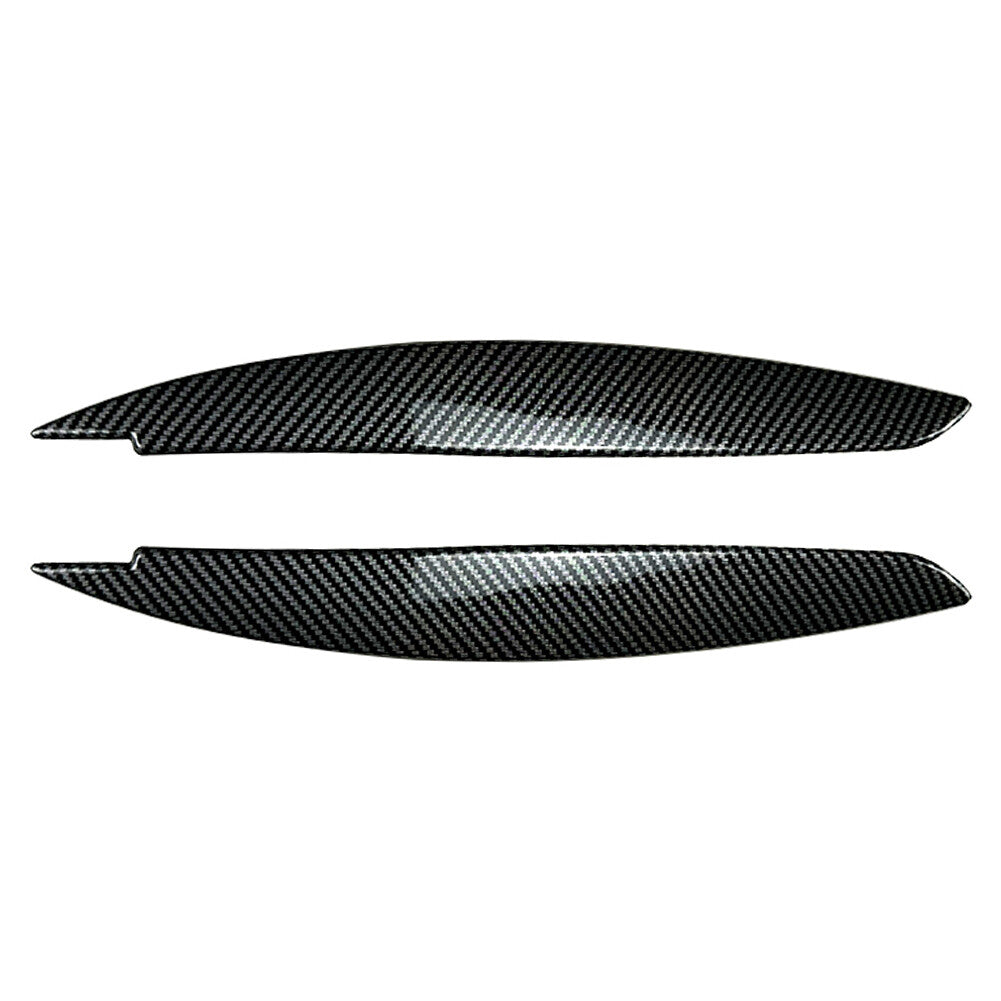 Front Headlight Eyelids Eyebrows Trim Fit for BMW 1 Series E81 E82 E87 E88 2008-13