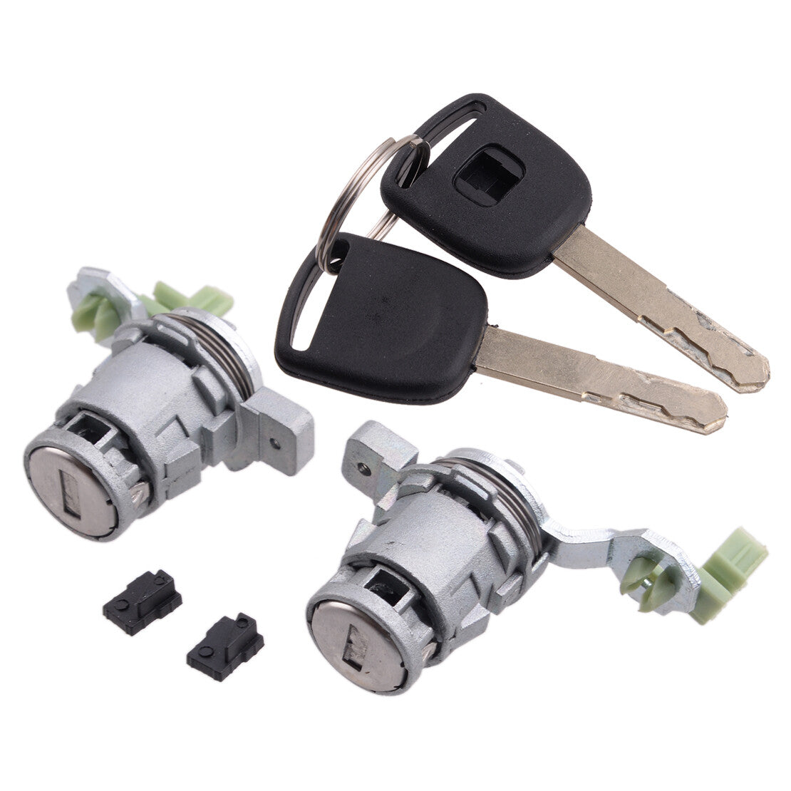 Left Right Side Door Lock Cylinder with 2 Keys Fits for Honda CR-V Element