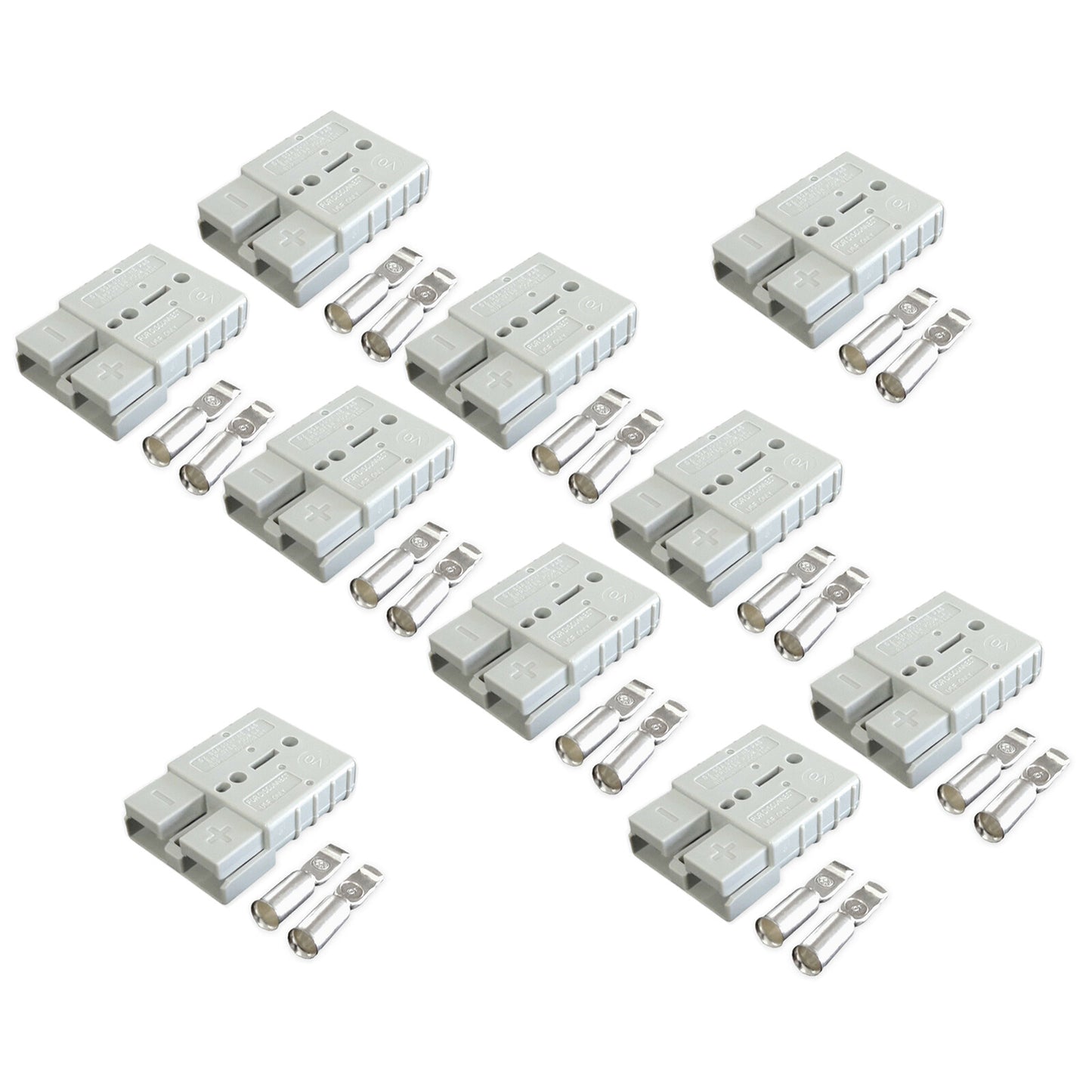 10Pack For Anderson Style Plug Connectors DC Power Tool 50 AMP 12-24V 6AWG