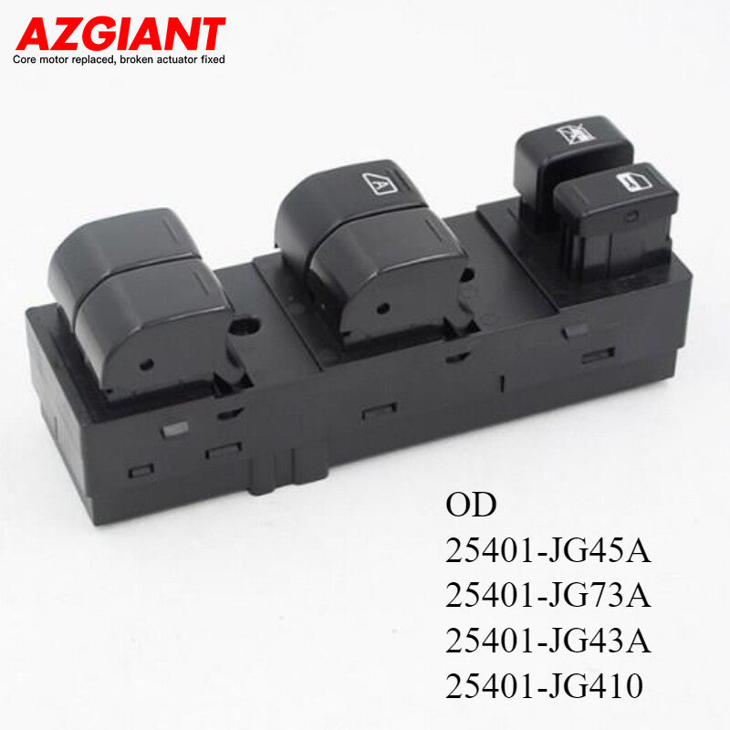 Front Left Driver Side Power Window Switch for Nissan X-Trail 2 T31 2007 - 2013