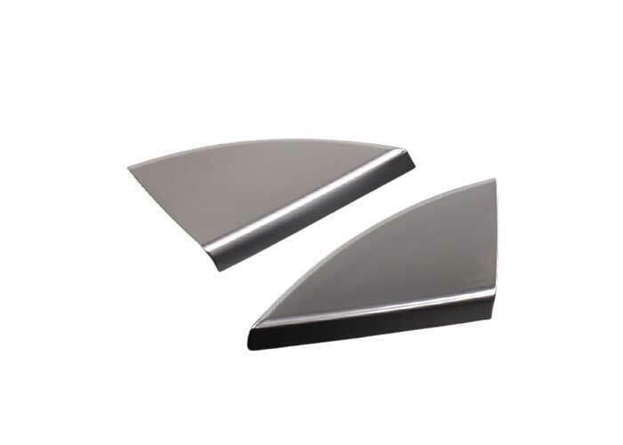 Fit for Ford Explorer 2011-2019 Matt Silver Front Triangle A Pillar Cover Trim