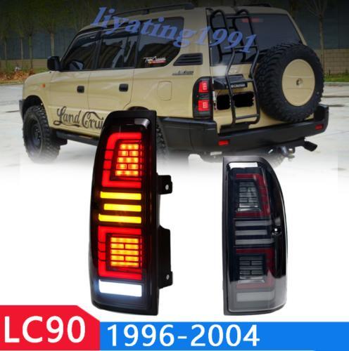 Smoked LED brake taillights are suitable for the for Toyota for Land Cruiser Prado LC90 (March 1996).